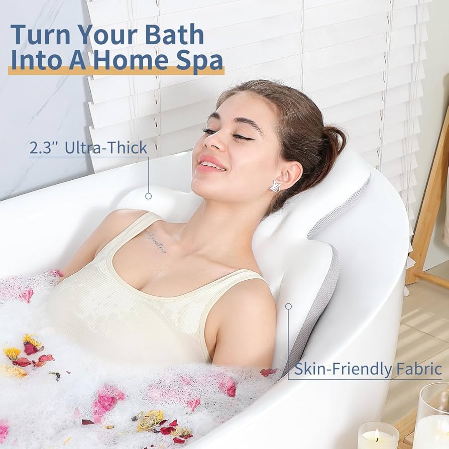 Amazon.com: Luxury Bath Cushion, Full Body Bathtub Pillow with 160